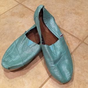 TOMS Classics- sparkly teal